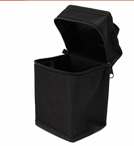 Multifunction Large Capacity Black Folding Marker Pen Canvas Pencil Case Pen Storage Bag Can Hold 24-80 Pcs Markers Pen (S And L) #TOP2