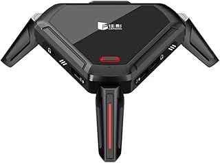 محول ماوس ولوحة مفاتيح ألعاب سكوربيون 2، تاثيرات إضاءة RGB، واجهة نوع سي، منافذ متعددة، لموبايلات أندرويد والتابلت وبابجي موبايل - محول ماوس ولوحة مفاتيح من جي كيو جياينج