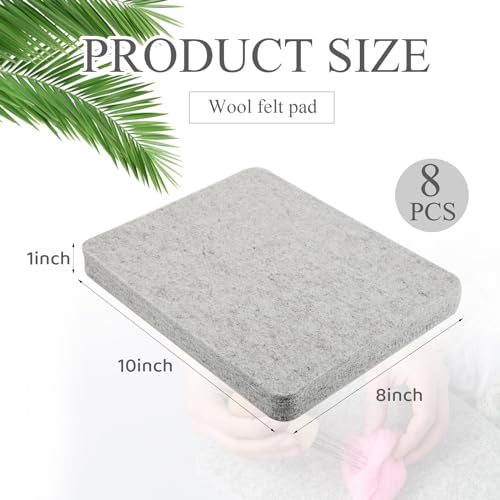 image for Amylove 4 Pcs Needle Felting Pad Needled Felting Mat Wool Supplies Thi