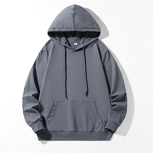 Sweat à capuche pour homme gris XXL tunique de l'espace confortable