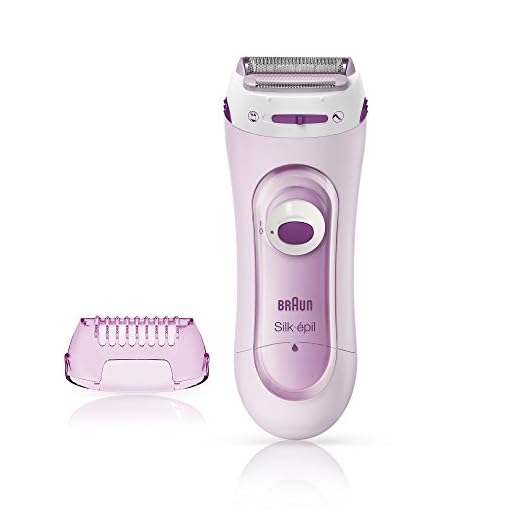 Braun Silk-épil Lady Shaver 5-100 2 en 1 - Maquinilla de afeitar eléctrica para mujer, color rosa