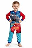 Disney Cars Mono para Niños de Coche de Carreras Piloto de Vestir Todo en Uno Niños Rayo McQueen Pijama de Forro Polar, rosso, 4-5 años