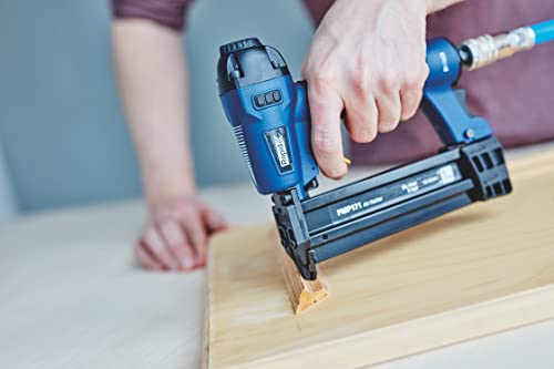 Rapid Pro PMP171 Spillatrice Pneumatica Per Spilli N°23, Impugnatura Ergonomica, Scarico Dell'aria Regolabile, Include Valigetta Per Il Trasporto E 500 Spillette - 4