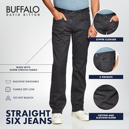 Image of Buffalo David Bitton Men's Six Slim Fit Jean in Spirit