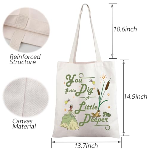 Bolsa Tote Inspirada en Princesa Rana miniatura 3