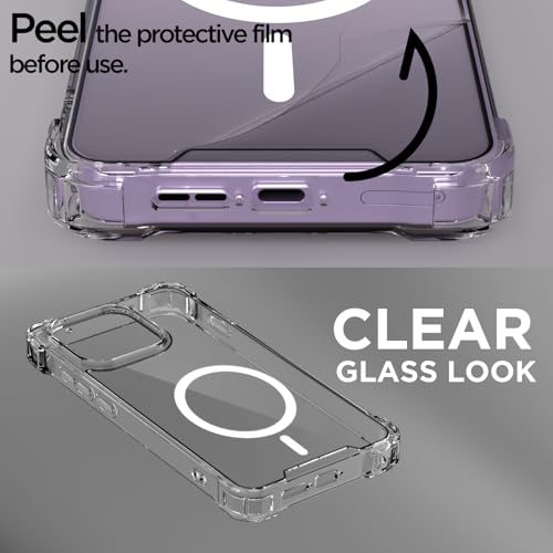 Image of Amazon Basics Back Cover for OnePlus 15 5G Mag-Safe Shockproof PC + TPU Protective Case Magnetic Support Bumper Case (Transparent Mag-Safe)