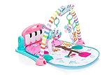 Die weiche Erlebnisdecke mit abnehmbaren Spielsachen bietet dem Baby von Geburt an Spielspaß in den verschiedenen Wachstumsphasen - die perfekte erste Spieldecke für Weltentdecker!