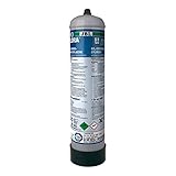 La seguridad de bombona contiene 500 g dióxido de carbono (CO2).