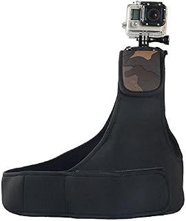 Navitech Adjustable Elastic Shoulder Strap Harness Compatible with The FLOUREON Action Cam
