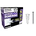 TOGGLER SnapSkru SP Self-Drilling Drywall Anchor with Screws, Glass-Filled Nylon, Made in US, For #6 to #10 Fastener Sizes (Pack of 50)