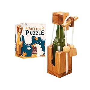 BSIRI Gifts Bottle Puzzles Games for Adults Party Brain Teaser Hard Puzzle Board Games for Adults Box Lover Funny Fit Bottle Game Gadgets 3D