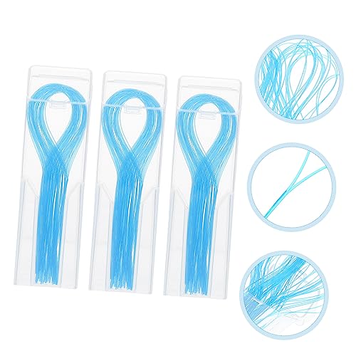 DOITOOL 150 Pçs Fio Dental Fio Dental Ortodôntico Threaders Fio Dental Para Pontes Aparelho Fio Dent