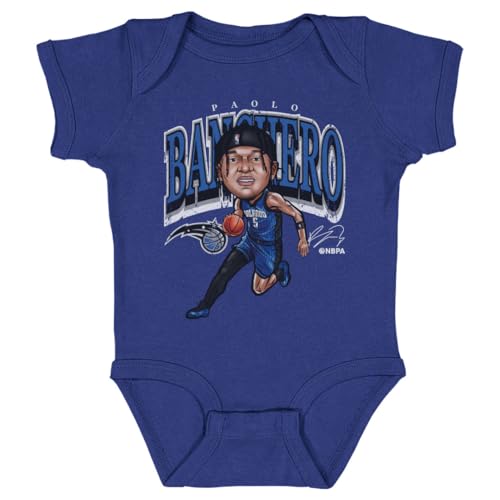 500 LEVEL Paolo Banchero Orlando Magic One-Piece Infant Bodysuit - Paolo Banchero Orlando Magic Cartoon WHT