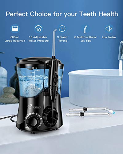 image for BESTOPE Water Dental Flosser Oral Irrigator for Teeth Braces Electric 