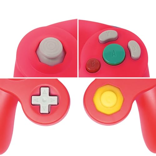 Old Skool GameCube/Wii Compatible Controller - Red/Blue Special Edition - Thumbnail 6