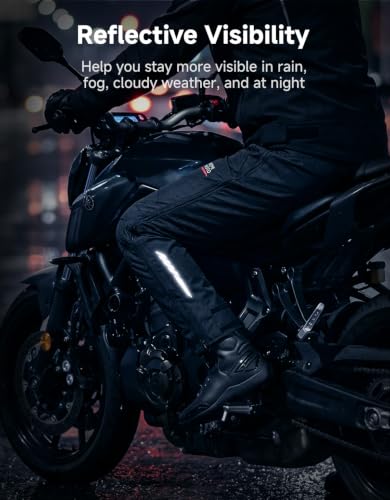 KEMIMOTO Full Side Zip Motorcycle Pants