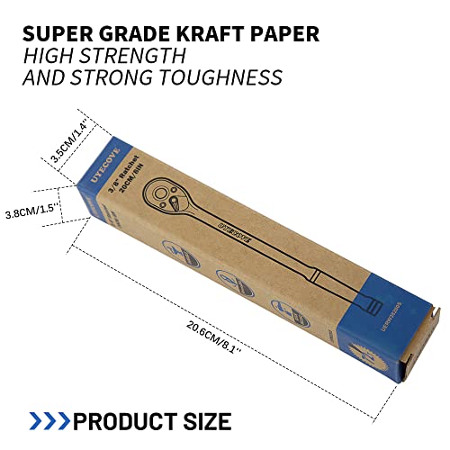 Uyecove 3/8-Inch Drive Ratchet Wrench, 3/8 Ratchet Wrench, Socket Wrench, 72-Tooth、Quick-Release Reversible Cr-Mo Head, Chrome Steel Made - 7.9''20Cm #TOP2