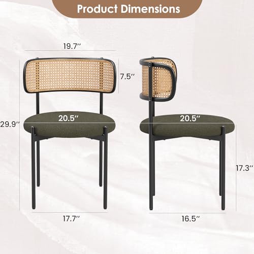 Farini Kitchen Chairs Set Of 2, Mid-Century Modern Dining Chairs,Kitchen Dining Room Chairs thumb #1