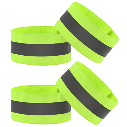  Vegena Lot de 4 Bande Réfléchissante Brassard ...