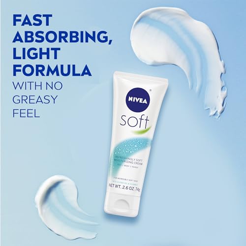 Nivea 72140890575 Soft Cream, Refreshingly Soft Moisturizing Cream, Body Cream thumb #6