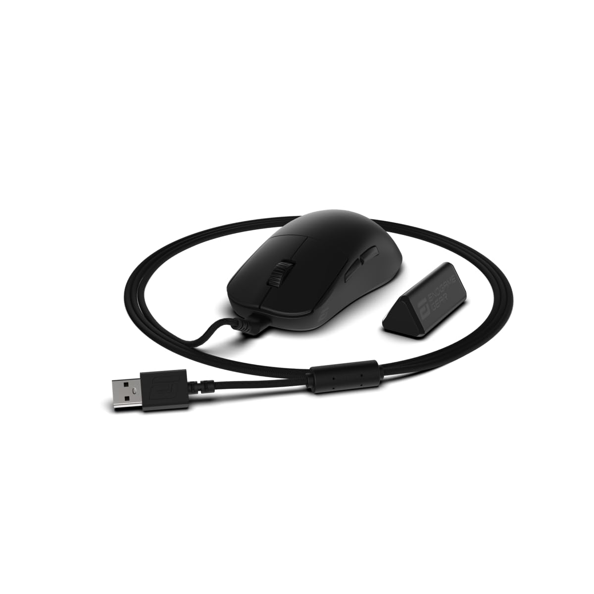 Endgame Gear OP1w 4K v2 Ratón Gaming con Cable, Negro | Ratón gaming con cable ligero para esports, sensor óptico de alta precisión, DPI ajustable, interruptores duraderos