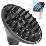 YTCHYYSK Large Diffuser Attachment Compatible with Dyson Airwrap HS01 HS05 HS08, Upgraded Hair Diffuser Nozzle to Dryer Faster and Define Curls Hair, Grey
