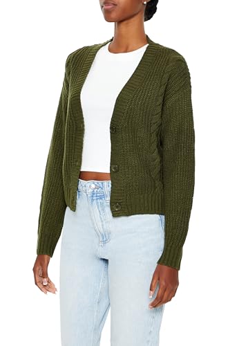 Forever 21 Women's Drop-Sleeve Cardigan Sweater4