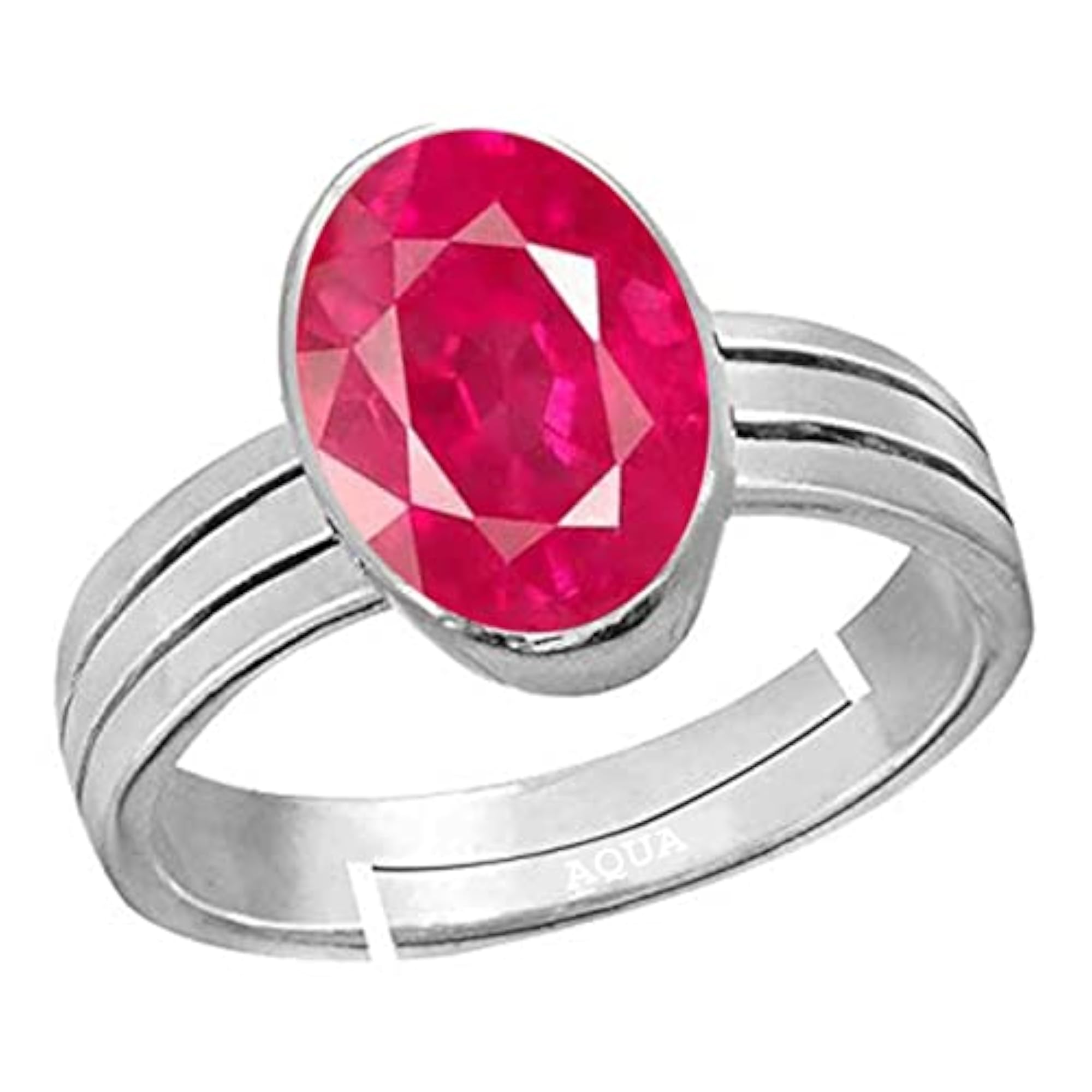 Men's 10.25 Ratti Ruby 925 Sterling Silver Adjustable Ring