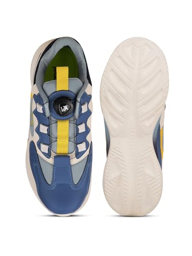 Image of Liberty Leap7x GAMEON-1 Sports Non Lacing Walking Shoes for Kids with EVA Sole | Suitable for Running and Jogging | PU Outsole | Memory Foam Insole | Comfortable and Durable