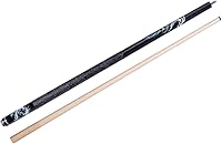 Vista 2 de Taco de billar de 58 pulgadas, serie pintada a mano, 2 piezas, con envoltura de lino irlandés