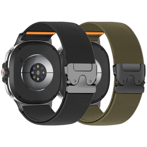 Bracelet extensible Galaxy Watch 8 contre la transpiration en nylon