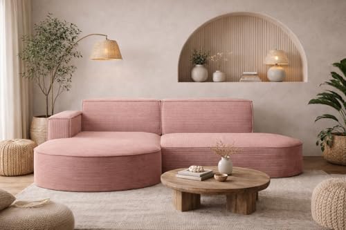 Kaiser Möbel - Ecksofa mit Wohnlandschaft, Eckcouch L-Form, Sofa 3-sitzer, Polstersofa, Bequemes Couch mit Ottoman ...
