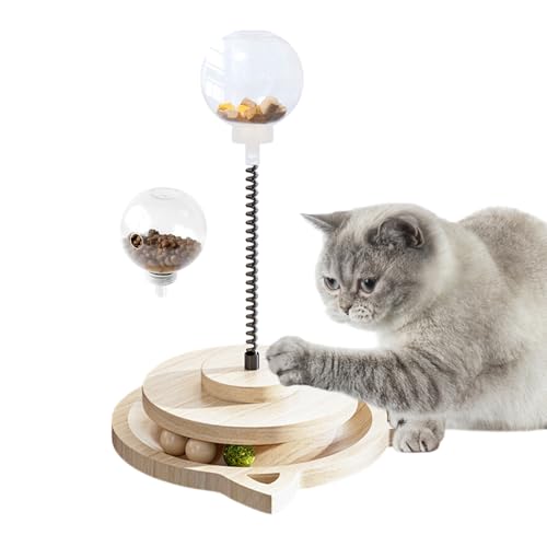 Balle distributeur de croquettes pour chien avec stimulation mentale et circuit interactif - 2