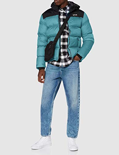 Schott NYC Utah2, Giacca Uomo, Blu (Lagoon), L