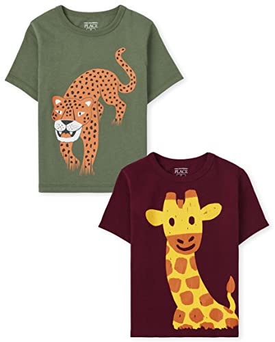 Image of Baby Boys and Toddler Boys Short Sleeve Graphic T- Shirt 2-pack