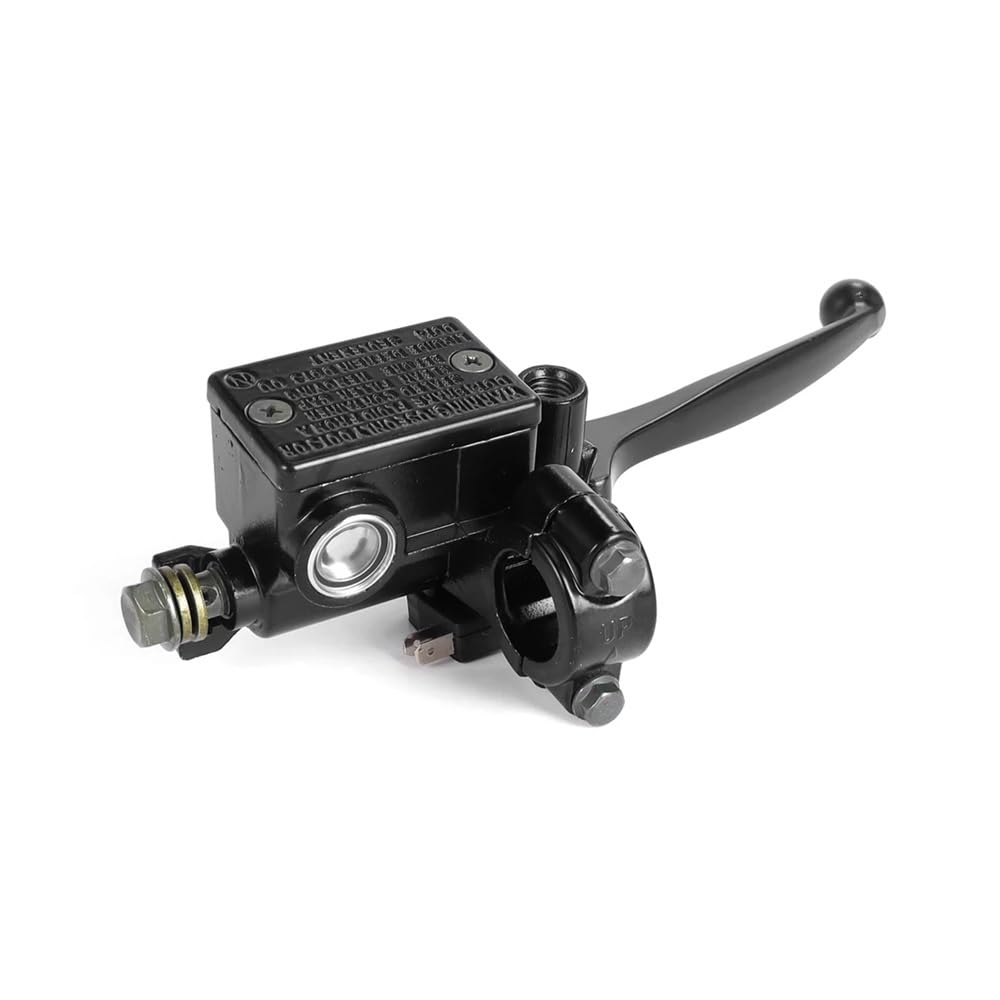 VghkDFCFH Motorcycle Clutch Lever Motorcycle Brake Pump Front Master Cylinder Hydraulic Lever Right for Quad Moped Scooter Buggy Go Kart(Black)
