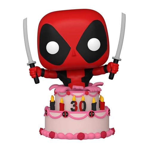 Figurine Funko Pop! Marvel : Deadpool in Cake ? Tete oscillante 776 Neuf - vue 8