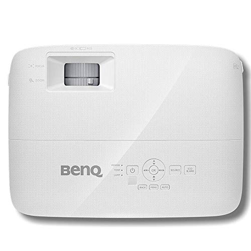 Image of BenQ MH550 1080p Business Projector | DLP | Full HD 1920x1080 | 3500 Lumen Brightness | Upto 15,000 Lamp Life | Dual HDMI | VGA | in-Built Speaker | Keystone Correction | SmartEco Technology