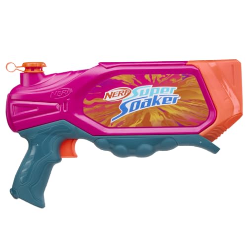 Image of Nerf Super Soaker Surge Splash Sun Stream Water Toy| Trigger Pull | 605 ml Capacity Tank | Pichkari for Outdoor Water Games | Branded Toy Pichkari for Holi Festival | Kids Outdoor Toys | Kids Ages 6+