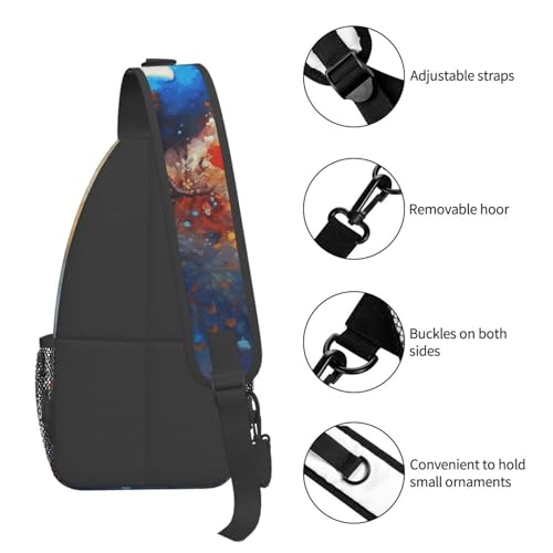 Bolso tipo bandolera cruzado para viaje y senderismo miniatura 4