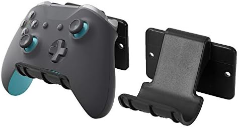 VIVO Common Video Recreation Controller Wall Mount Holders, Suitable with Ps, Xbox, NVIDIA, Nintendo Swap Controllers, and Extra, 2-Pack, Black, MOUNT-GM01C