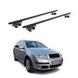 OMAC Dachträger für Skoda Roomster 2006-2015 Aluminium Schwarz
