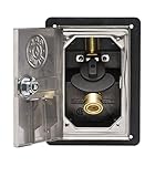 Burnaby Manufacturing Ltd Recessed Gas Plug™ 1/2' NPT Inlet, 3/8' Quick Disconnect Outlet
