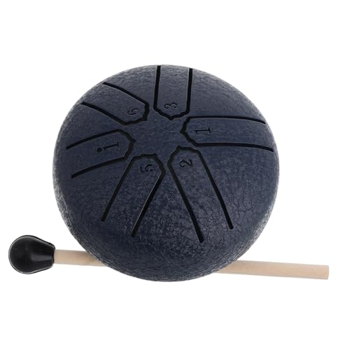 Mini Steel Tongue Drum portátil de 6 notas color azul miniatura 1