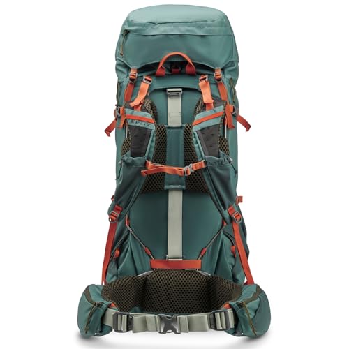 Image of Kelty Glendale 65L to 105L Internal Frame Backpack - Multi-day Backpacking Thru Hiking Pack, Adjustable Suspension, Customized Fit (Duck Green, 105L)