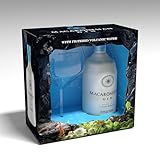 Macaronesian Ginebra Premium de las Islas Canarias con agua filtrada en galerías volcánicas - 37,5% vol. - botella de 700ml + copa de regalo