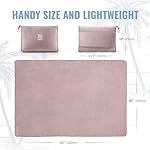 BOACAY Soft & Warm Travel Blanket for Airplane & Car - Long Flight Essential for Women, Men, Kids - Compact Pillow with Luggage Sleeve & Backpack Clip - Image 2