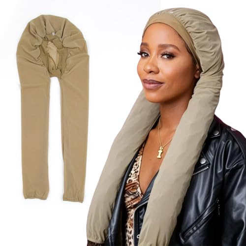 Bonnet for Women Long Hair Bonnets for Sleeping 2 in 1 Long Hair & Braids Protection Bonnet for Braids