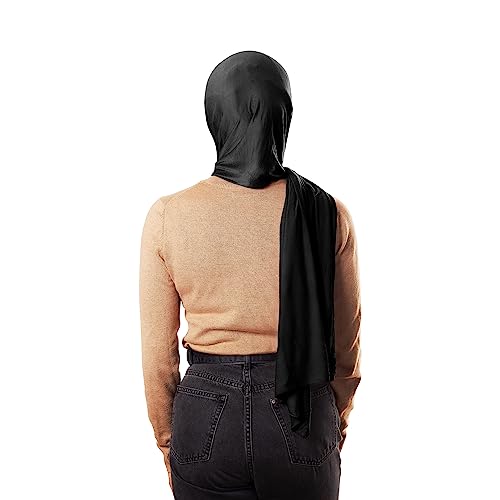 TheHijabStore.com Head Scarf For Women Jersey Hijab Under Scarf Cap Set Jersey Headscarf Hair Wrap With Cap Instant Hijabs3