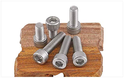 Rpi shop - M5 x 10mm Socket Head Cap Screws, Allen Socket Drive,304 Stainless Steel, Fully Thread, Bright Finish, Machine Thread, Quantity - 10 Pcs - Image 5 thumbnail